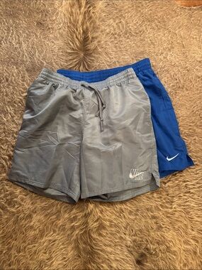 Nike Men’s Swim Shorts — Gray & Blue